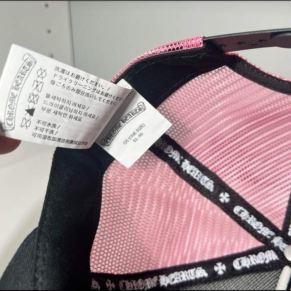 Chrome Hearts Trucker Hat - VIP EXCLUSIVE BLACK & PINK - Picture 10 of 16